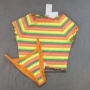 L*Space Wildflower Top Tommy Bikini Bottom Set